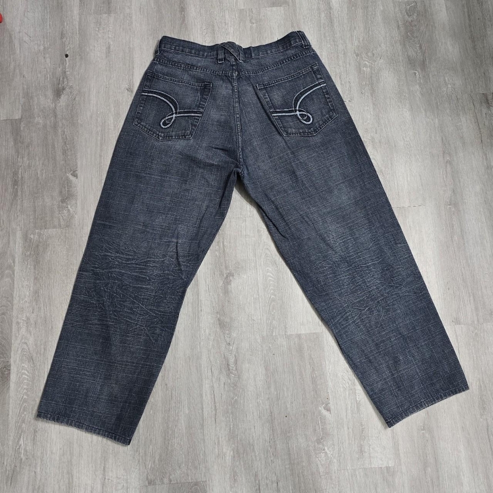 Vintage Y2K Noiz Jeans Blue Jeans Pants Embroidered Size 36x32